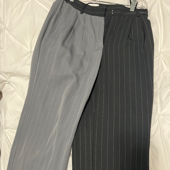 ⭐️Brand New Meshki JANELLE Low Rise Pants - Grey Two Tone XS - Picture 3 of 3